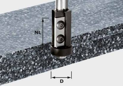 Afbeeldingen van FESTOOL Keermes-groeffrees HW schacht 12MM 21X30MM WM