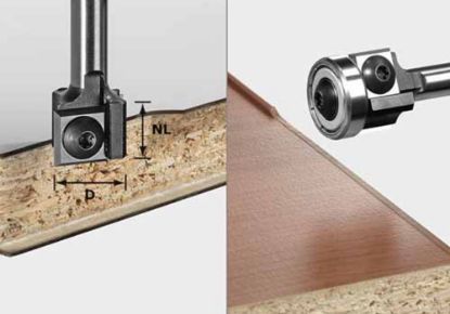 Afbeeldingen van FESTOOL Keermes-kantenfrees HW schacht 8MM 19MM 12X12MM KL OFK
