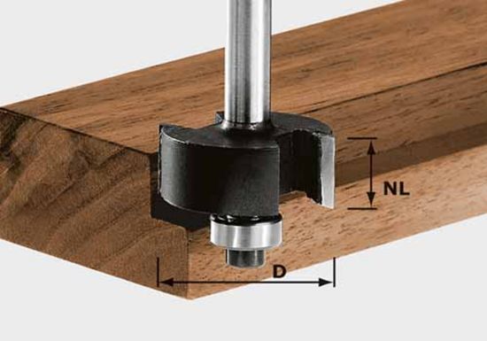 Afbeeldingen van FESTOOL Sponningfrees HW schacht 8MM 31,7X12,7MM