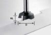 Afbeeldingen van FESTOOL Vlakfrees S8 HW OFK 28X7MM t.b.v. MFK 700 EQ/B-Plus