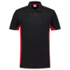 Afbeeldingen van TRICORP Poloshirt bi-colour 202004 zwart/rood S