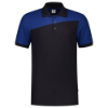 Afbeeldingen van TRICORP Poloshirt bi-colour Naden 202006 navy/royal blauw XS