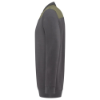 Afbeeldingen van TRICORP Polosweater bi-colour Naden 302004 donkergrijs/army S