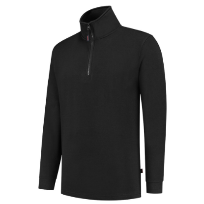 Afbeeldingen van TRICORP Sweater met ritskraag 301010 zwart 3XL
