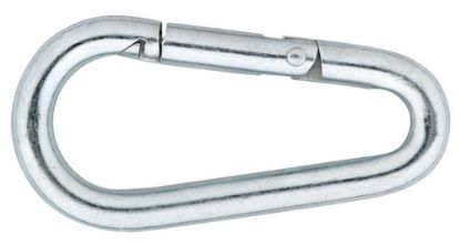 Afbeeldingen van Karabijnhaak eivormig B-DIN5299 VZ 100X10MM