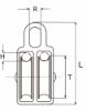 Afbeeldingen van Katrol VZ met nylon wiel duplex 7X25MM