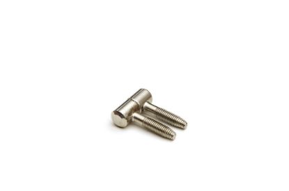 Afbeeldingen van Meubel Inboorpaumelle smal vernikkeld 11X29MM