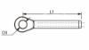 Afbeeldingen van Oogterminal RVS316 3MM