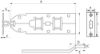 Afbeeldingen van Plaatschuif staal VZ met bocht 35X100MM 4MM