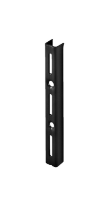 Afbeeldingen van Wandrail enkel zwart 145MM