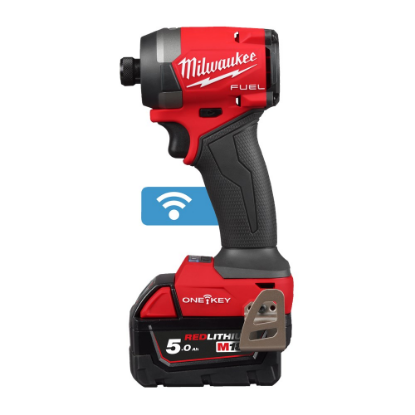 Afbeeldingen van MILWAUKEE Accu slagschroevendraaier ¼" M18ONEID3-502X 18V ONE-KEY 2x 5,0Ah