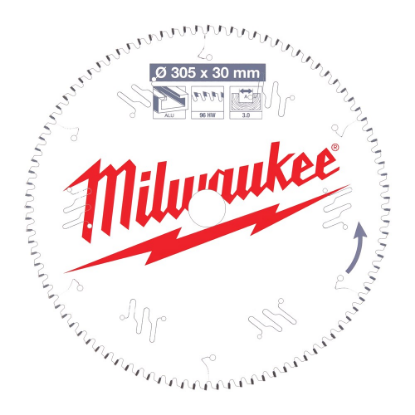 Afbeeldingen van MILWAUKEE Cirkelzaagblad P ALU 305X30X3,0MM TF 96T -5°
