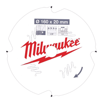 Afbeeldingen van MILWAUKEE Cirkelzaagblad P FC 160X20X2,2MM 4D +10°