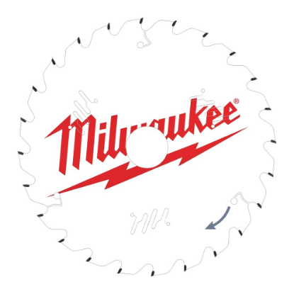 Afbeeldingen van MILWAUKEE Cirkelzaagblad P W hout 210X30X1,9MM Thin Kerf ATB 24T +25°