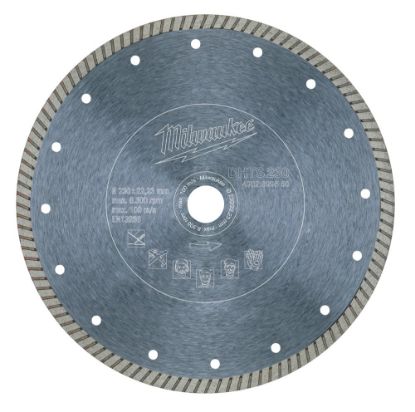 Afbeeldingen van MILWAUKEE Diamantzaagblad natuursteen/keramiek DHTS 230X22,23MM