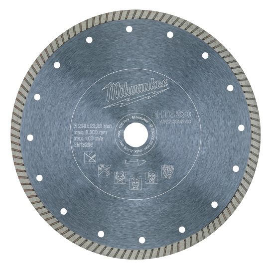 Afbeeldingen van MILWAUKEE Diamantzaagblad natuursteen/keramiek DHTS 230X22,23MM