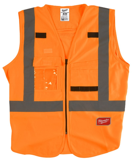 Afbeeldingen van MILWAUKEE Veiligheidshesje klasse 2 Hi-Vis oranje S/M