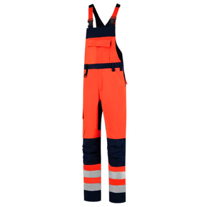 Afbeeldingen van TRICORP Amerikaanse overall High Vis bi-colour 753005 fluor rood/inkt 50