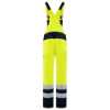 Afbeeldingen van TRICORP Amerikaanse overall Multinorm bi-colour 753011 fluor geel/inkt 66