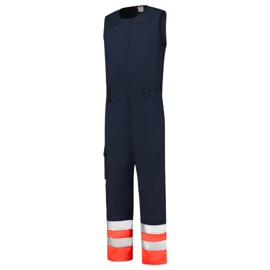 Afbeeldingen van TRICORP Bodybroek High Vis 753008 inkt/fluor rood 44
