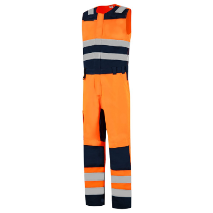 Afbeeldingen van TRICORP Bodybroek High Vis bi-colour 753007 fluor oranje/inkt 44