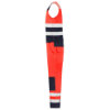 Afbeeldingen van TRICORP Bodybroek High Vis bi-colour 753007 fluor rood/inkt 66