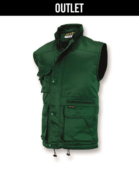 Afbeeldingen van TRICORP Bodywarmer industrie 402001 flessengroen L