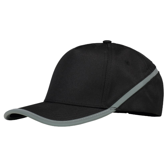 Afbeeldingen van TRICORP Cap reflectie 653002 zwart onesize