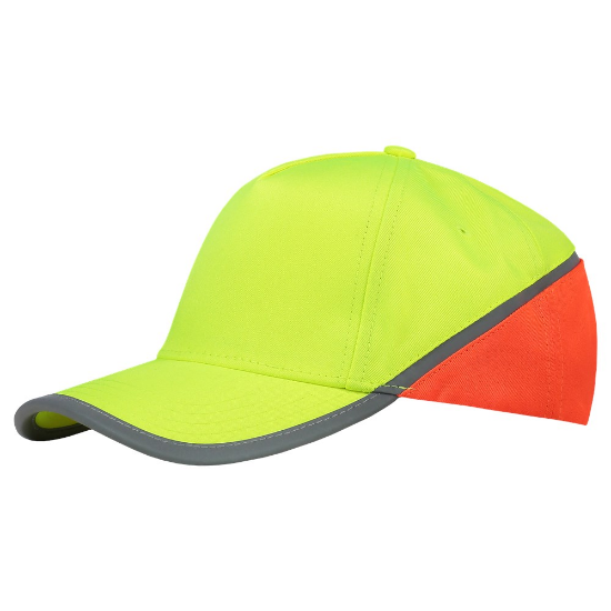 Afbeeldingen van TRICORP Cap Verkeersregelaar 653001 oranje/geel onesize