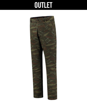 Afbeeldingen van TRICORP Chino Premium 504003 legerprint 3XL
