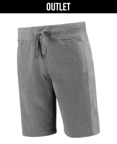 Afbeeldingen van TRICORP Joggingbroek kort Premium 504009 steengrijs melange S