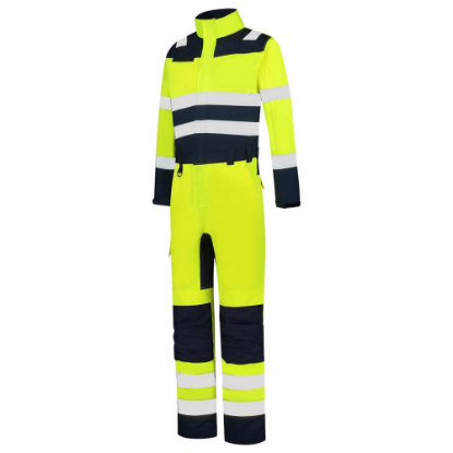 Afbeeldingen van TRICORP Overall High Vis bi-colour 753009 fluor geel/inkt 50