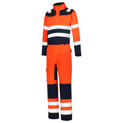 Afbeeldingen van TRICORP Overall High Vis bi-colour 753009 fluor oranje/inkt 50
