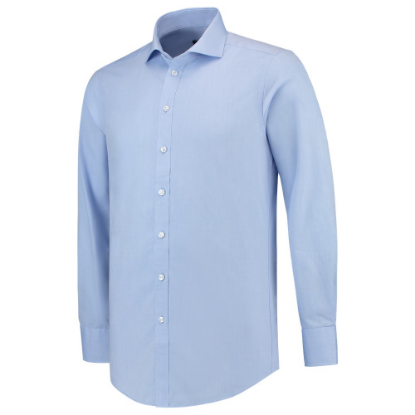 Afbeeldingen van TRICORP Overhemd stretch Slim-Fit 705008 blauw 42/7