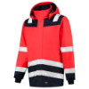 Afbeeldingen van TRICORP Parka High Vis bi-colour 403020 fluor rood/inkt 8XL