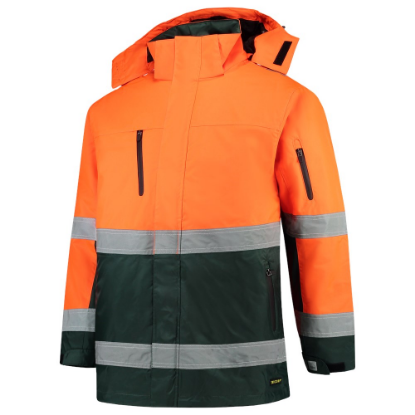 Afbeeldingen van TRICORP Parka ISO20471 bi-colour 403004 fluor oranje/groen S