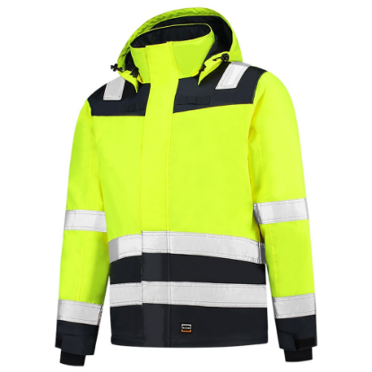 Afbeeldingen van TRICORP Parka Midi High Vis bi-colour 403023 fluor geel/inkt XL
