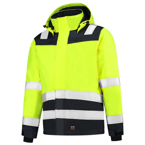 Afbeeldingen van TRICORP Parka Midi High Vis bi-colour 403023 fluor geel/inkt XL