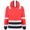 Afbeeldingen van TRICORP Parka Midi High Vis bi-colour 403023 fluor rood/inkt 4XL