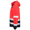 Afbeeldingen van TRICORP Parka Midi High Vis bi-colour 403023 fluor rood/inkt 4XL