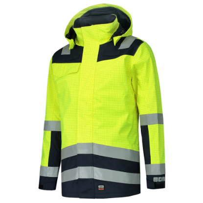 Afbeeldingen van TRICORP Parka Multinorm bi-colour 403009 fluor geel/inkt 4XL
