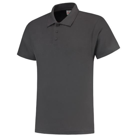 Afbeeldingen van TRICORP Poloshirt 60°C wasbaar 201018 donkergrijs S