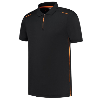Afbeeldingen van TRICORP Poloshirt Accent 202703 zwart/oranje L