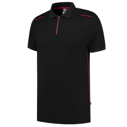 Afbeeldingen van TRICORP Poloshirt Accent 202703 zwart/rood 4XL