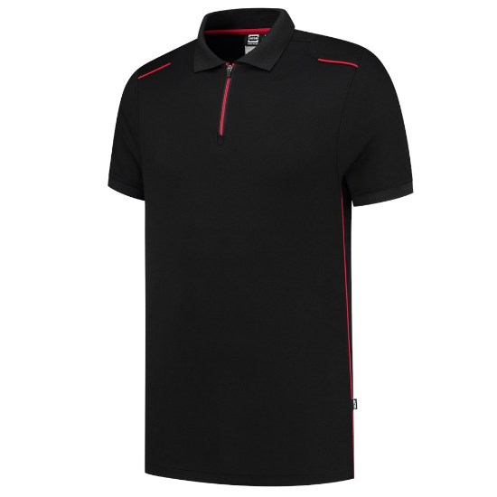 Afbeeldingen van TRICORP Poloshirt Accent 202703 zwart/rood S