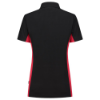 Afbeeldingen van TRICORP Poloshirt bi-colour dames 202003 zwart/rood XS