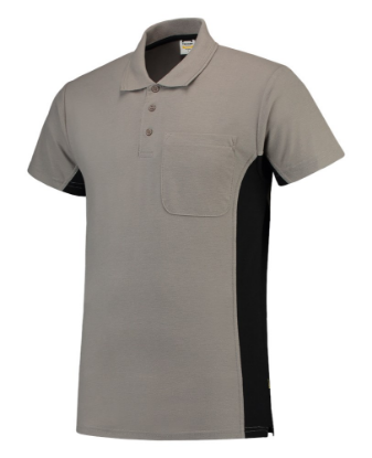 Afbeeldingen van TRICORP Poloshirt bi-colour met borstzak 202002 grijs/zwart 8XL