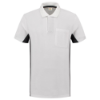 Afbeeldingen van TRICORP Poloshirt bi-colour met borstzak 202002 wit/donkergrijs XS