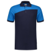 Afbeeldingen van TRICORP Poloshirt bi-colour Naden 202006 inkt/turquoise 5XL