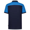Afbeeldingen van TRICORP Poloshirt bi-colour Naden 202006 inkt/turquoise 5XL